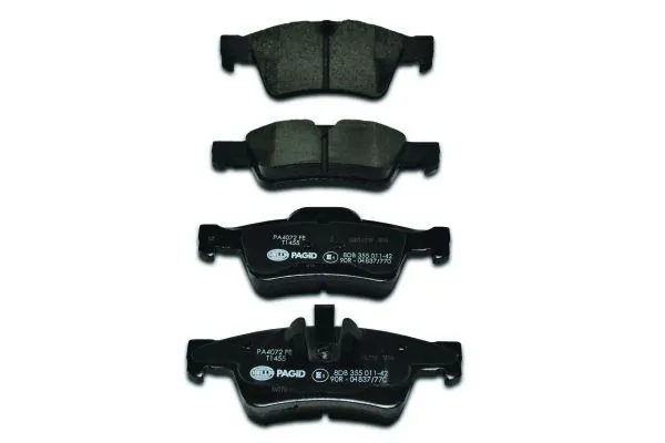 Задні дискові колодки HELLA 8DB355011421