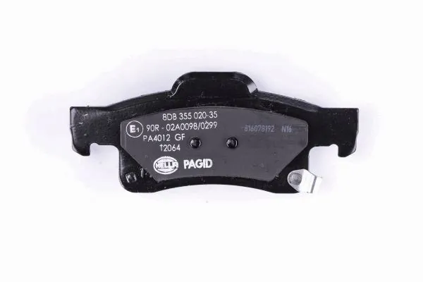 Задні дискові колодки HELLA 8DB355020351