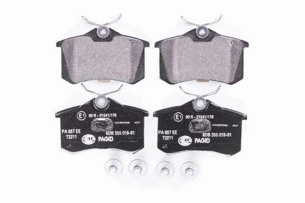 Купити 8DB355019911 HELLA Задні колодки