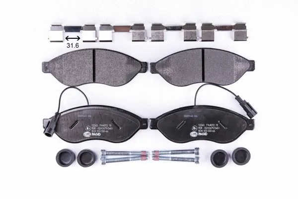 Передні тормозні колодки KBP10080 Kavo Parts