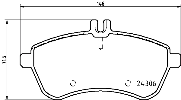 8DB355012581 HELLA Передні гальмівні колодки