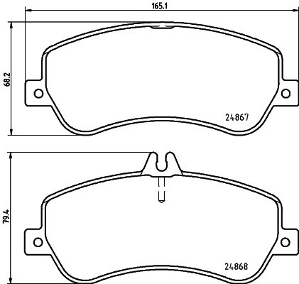8DB355014221 HELLA Передні гальмівні колодки