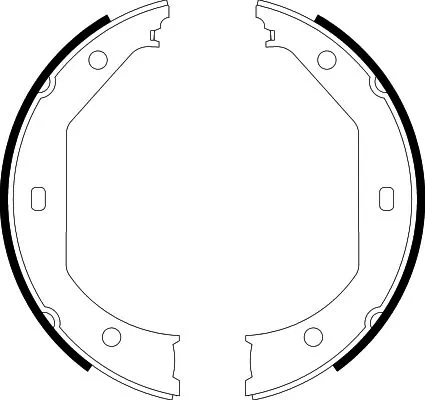 Купити 8DA355050381 HELLA Гальмівні колодки гальма стоянки