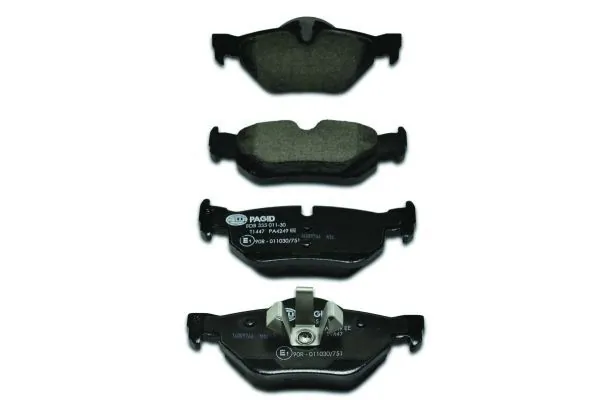 Задні дискові колодки HELLA 8DB355011301