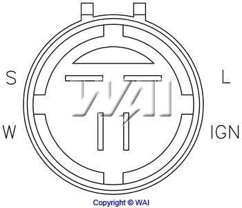 Реле-регулятор (напруги) на Opel Combo A 