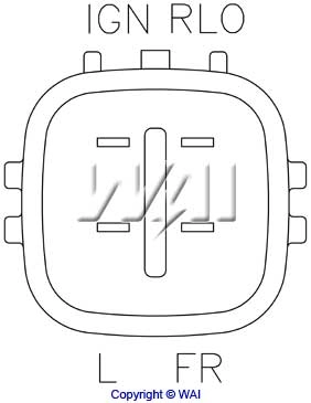 Реле-регулятор (напруги) на Toyota RAV4 III A3