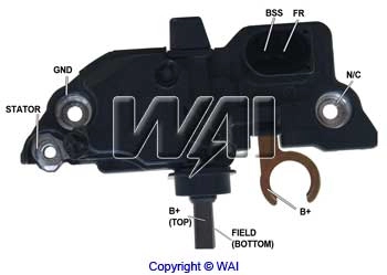 Купити 1986AE0131424 Bosch Реле регулятор напруги генератора