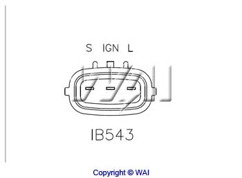 Купити IB543 WAI Реле регулятор напруги генератора