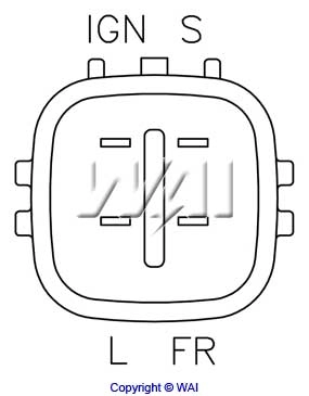 Реле зарядки генератора Toyota 277020D020 ціна, від 19.12 USD