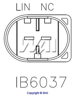 Реле зарядки генератора WAI IB6037 ціна, від 35.68 USD