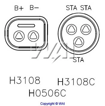 H3108 WAI Реле-регулятор (напруги)