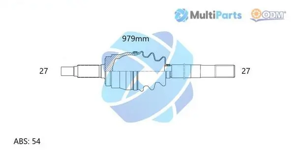 Піввісь передня, права Fiat/Alfa/Lancia K04720380 ціна, від 54.26 USD