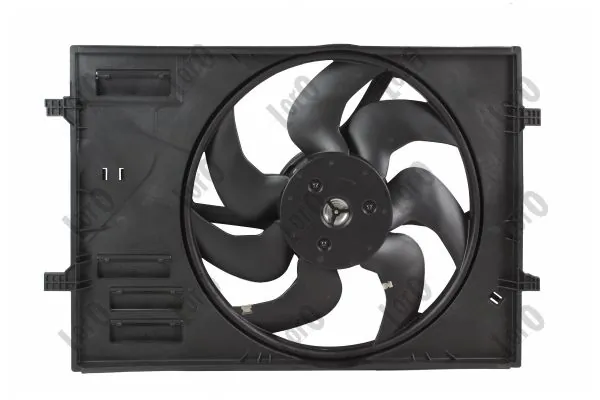 12W378 FPS Дифузор радіатора охолодження, в зборі з мотором і крильчаткою