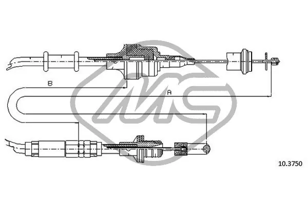 Трос зчеплення General Motors 4901724 ціна, від 23.44 USD