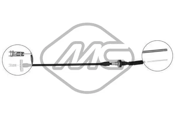 LC121 Kamoka Трос зчеплення