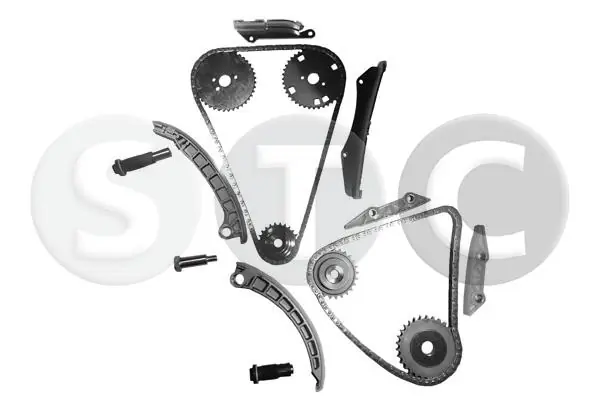 QC000345 Mitsubishi Ланцюг ГРМ, комплект