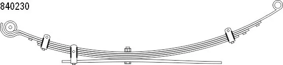 SP468160 Raiso Ресора (задня)