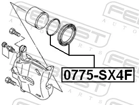 0775SX4F Febest Ремкомплект гальмівної системи