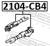 2104CB4 Febest Регулятори пневмогальм