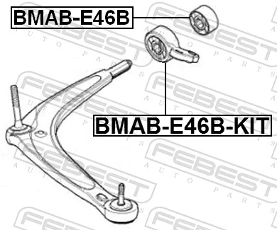 BMABE46B Febest Сайлентблок переднього нижнього важеля