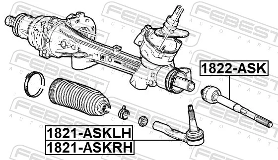 O521 Polcar Зовнішній наконечник рульової тяги