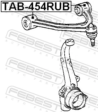 TAB454RUB Febest Сайлентблок переднього верхнього важеля