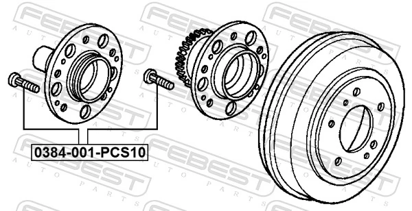 0384001PCS10 Febest 