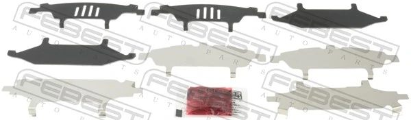 0103ZZE120F Febest Пластина протівоскрипіння кріплення гальмівної колодки, передньої