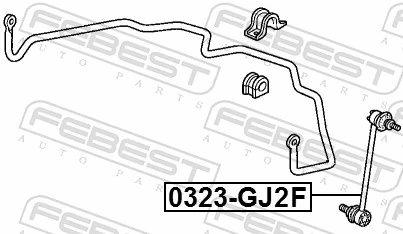 Купити BDTS34170A Mazda Тяжка стабілізатора переднього