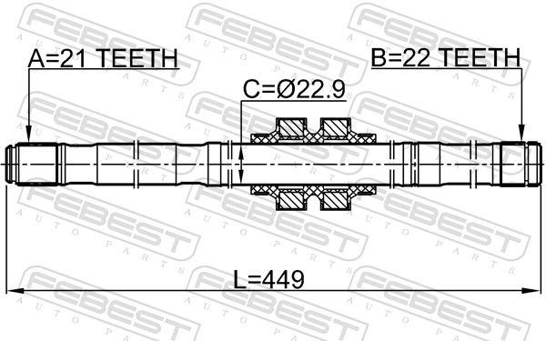 DS6303L BGA Привід лівий