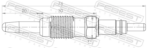 Свіча накалу Rescal 091391 ціна, від 5.72 USD