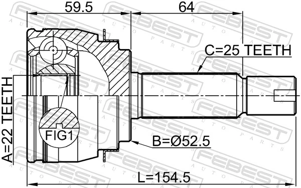 Граната колісна Hyundai SOLARIS I седан (SBR11) (2011 - 2017) ціна, від 32.34 USD