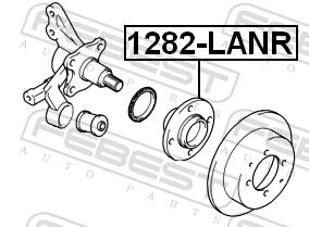 1282LANR Febest Маточина задня