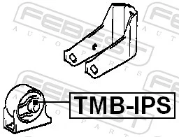 TMBIPS Febest Подушка передньої опори двигуна