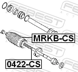 MRKBCS Febest Пильник рульової