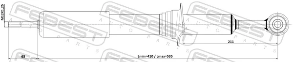 3S413002 AND Стійка передня