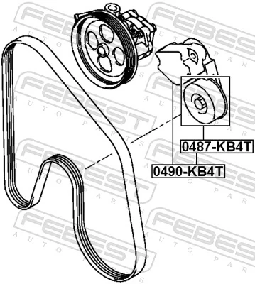 MPQ1346 Magneti Marelli Ролик натяжителя ременя агрегатів