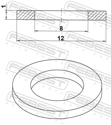 R48693 John Deere Ущільнювальне кільце, універсальне
