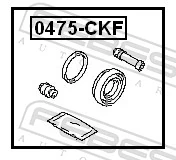 0475CKF Febest Ремкомплект гальмівної системи