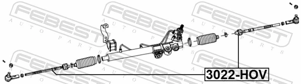 3022HOV Febest Тяги кермові