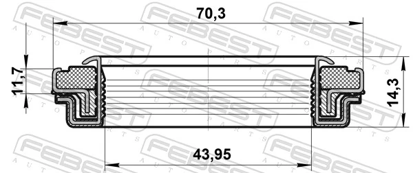 95RCW44701214X Febest 