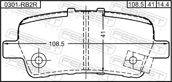 Задні гальмівні колодки Honda 43022SYP000 ціна, від 28.29 USD