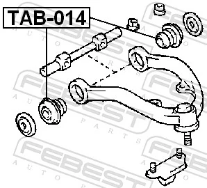 TAB014 Febest Сайлентблок переднього верхнього важеля