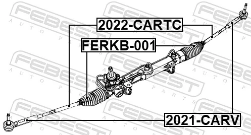 2022CARTC Febest Тяги кермові
