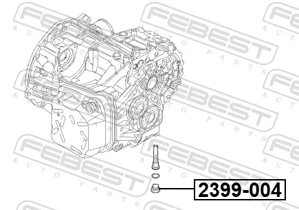 2399004 Febest Пробка піддона АКПП