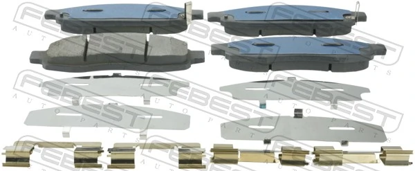 Передні тормозні колодки QF0385S Q-top