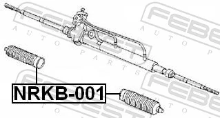 NRKB001 Febest Пильник рульової