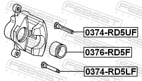 K05191212AA Fiat/Alfa/Lancia Поршень гальмівного супорта переднього