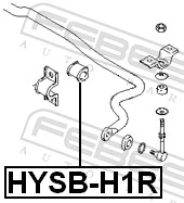 HYSBH1R Febest Гумка заднього стабілізатора