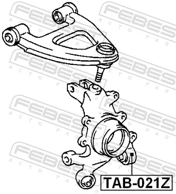 TAB021Z Febest Сайлентблок задньої підвіски